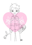 IMG00586 Pre-Colored Will-You-Be-Mine Digital Digi Stamp