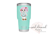 CopyMopsy Molly Cute As A Button Vinyl Sticker Bicycle Cellphone Laptop HydroFlask COPYRIGHTED